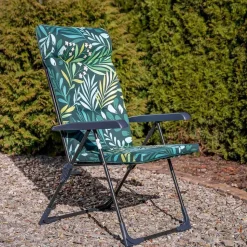 Fotel ogrodowy Gardenic Toskania G054-02IB, składany, zielony