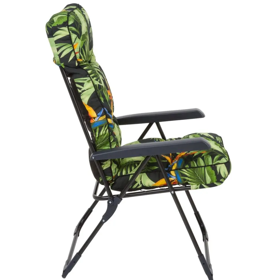 Fotel ogrodowy G046-13PB PORTO, bez podnóżka, zielony