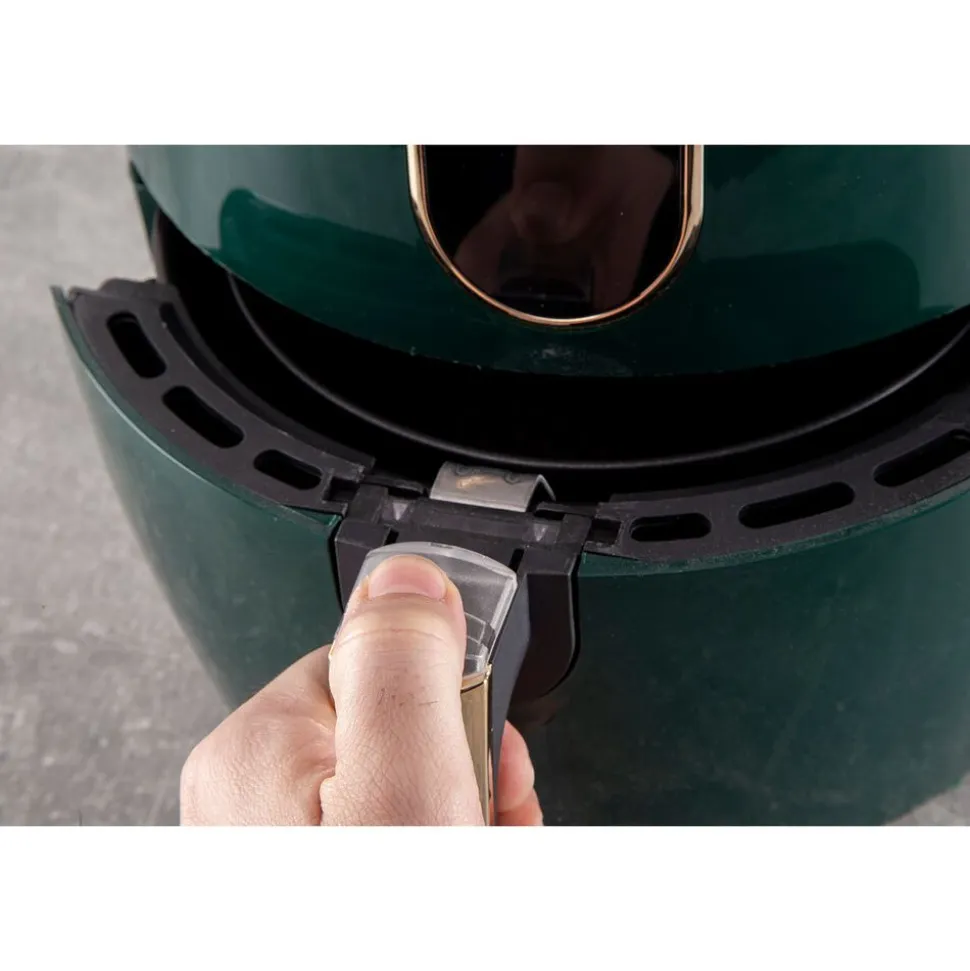 Frytkownica beztłuszczowa BerlingerHaus Emerald, 1350 W, 3,2 l, zielona