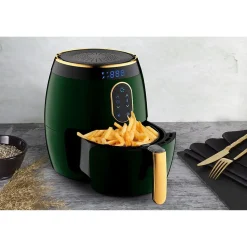 Frytkownica beztłuszczowa BerlingerHaus Emerald, 1350 W, 3,2 l, zielona