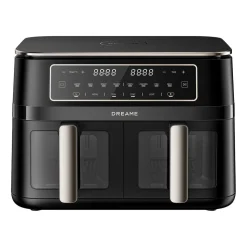 Frytkownica beztłuszczowa Dreame Tasti DZ30, 3000 W, 2 x 5,5 l, czarna
