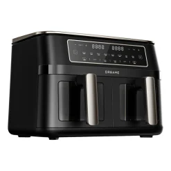 Frytkownica beztłuszczowa Dreame Tasti DZ30, 3000 W, 2 x 5,5 l, czarna