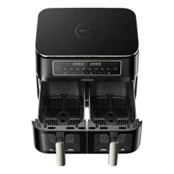 Frytkownica beztłuszczowa Dreame Tasti DZ30, 3000 W, 2 x 5,5 l, czarna