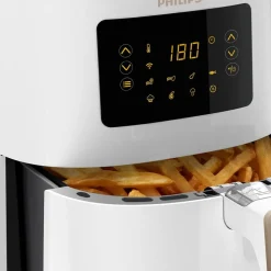 Frytkownica beztłuszczowa Philips Ovi Connected HD9255/30, 1400 W, 4,1 l, biała