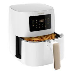 Frytkownica beztłuszczowa Philips Ovi Connected HD9255/30, 1400 W, 4,1 l, biała