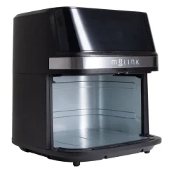 Frytkownica beztłuszczowa z okienkiem Melink, 1700 W, 8,6 l, czarna