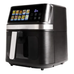 Frytkownica beztłuszczowa z okienkiem Melink, 1700 W, 8,6 l, czarna