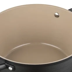 Garnek aluminiowy 28 cm 5,2 l Florina Carina, czarny