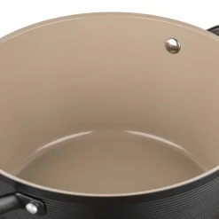 Garnek aluminiowy 20 cm 2,2 l Florina Carina, czarny