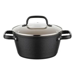 Garnek aluminiowy 20 cm 2,2 l Florina Carina, czarny