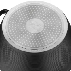 Garnek aluminiowy 24 cm 3,3 l Florina Carina, czarny