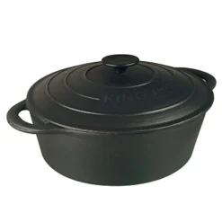 Garnek żeliwny Kinghoff, 4,5 l, czarny