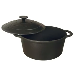 Garnek żeliwny Kinghoff, 2,4 l, czarny