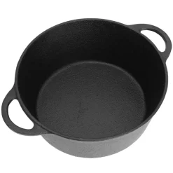 Garnek żeliwny Kinghoff, 2,4 l, czarny