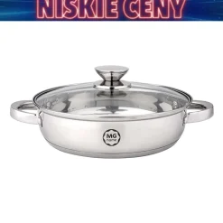 Garnek stalowy 24 cm 2,5 l MG Home Verso Daily, stal nierdzewna