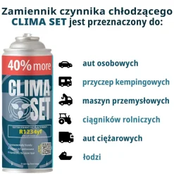 Gaz do klimatyzacji ClimaSet R1234yf 2 x 470 g