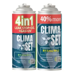Gaz do klimatyzacji ClimaSet 4w1 R134a 626 g i R134a 626 g