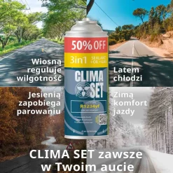 Gaz do klimatyzacji 3w1 ClimaSet R1234yf 2 x 470 g