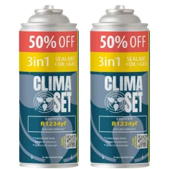 Gaz do klimatyzacji 3w1 ClimaSet R1234yf 2 x 470 g