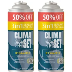 Gaz do klimatyzacji 3w1 ClimaSet R134a 2 x 626 g