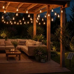 Girlanda solarna Meven, 30 żarówek LED, 15 m