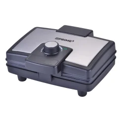 Gofrownica Prime3 SWM51, 1000 W, 2 gofry, czarna