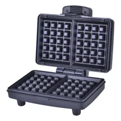 Gofrownica Prime3 SWM51, 1000 W, 2 gofry, czarna