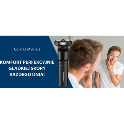 Golarka męska Blaupunkt MSR502, bezprzewodowa, rotacyjna