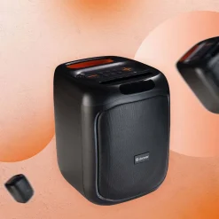 Głośnik Bluetooth Denver BPS-165, 200 W, LED, czarny