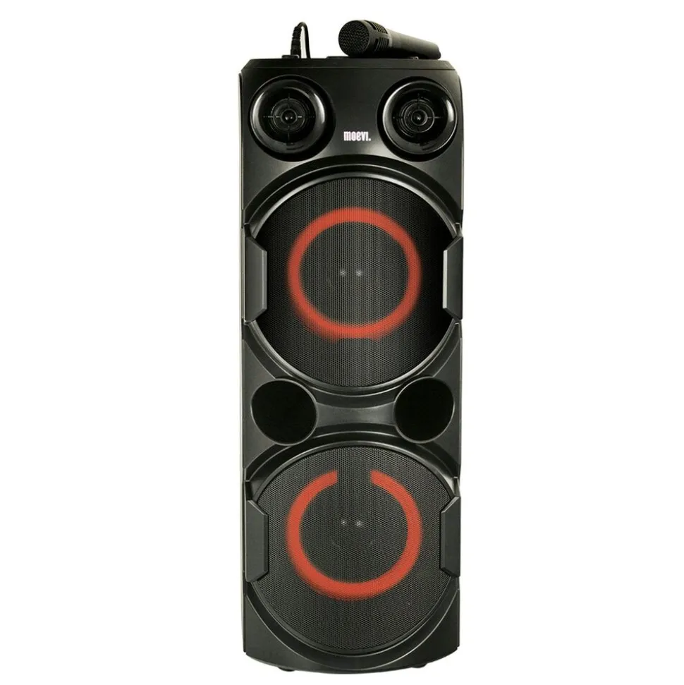 Głośnik Bluetooth Moevi, 70 W, karaoke, z mikrofonem
