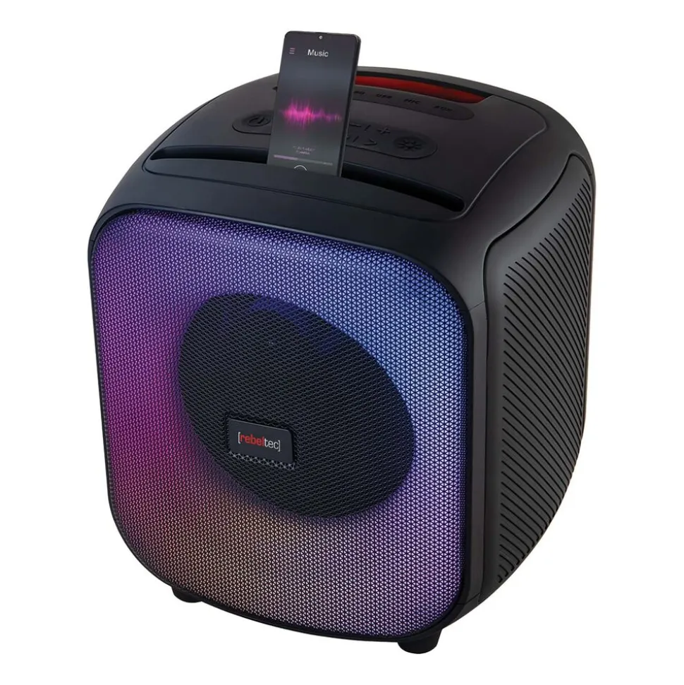 Głośnik Bluetooth Rebeltec PowerCube 500, 60 W, czarny
