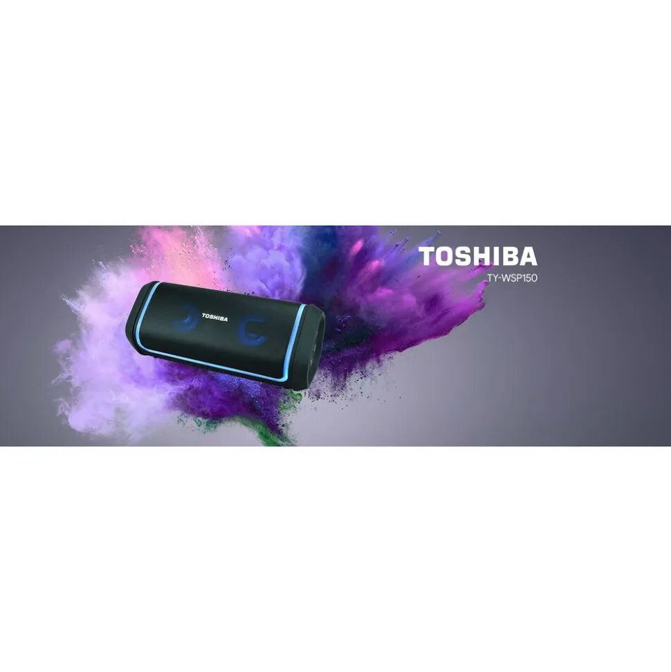 Głośnik Bluetooth Toshiba TY-WSP150, 10 W, LED, wodoodporny