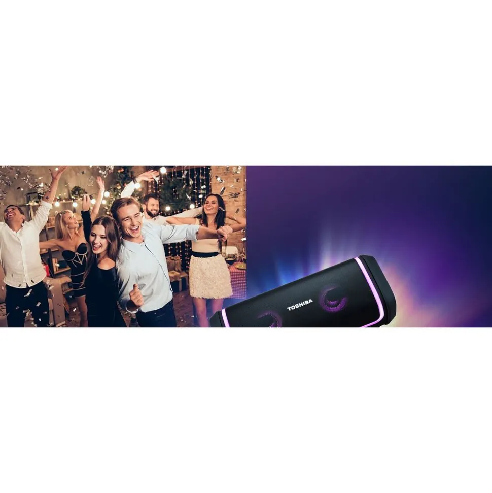 Głośnik Bluetooth Toshiba TY-WSP150, 10 W, LED, wodoodporny