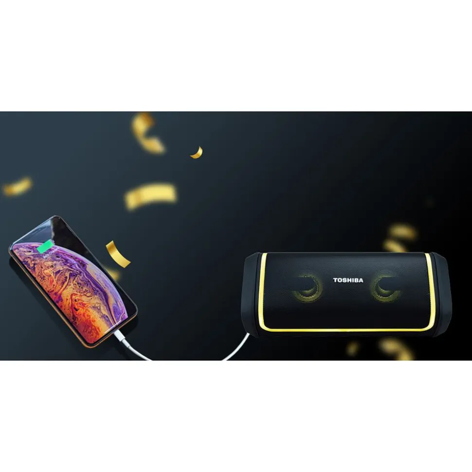 Głośnik Bluetooth Toshiba TY-WSP150, 10 W, LED, wodoodporny