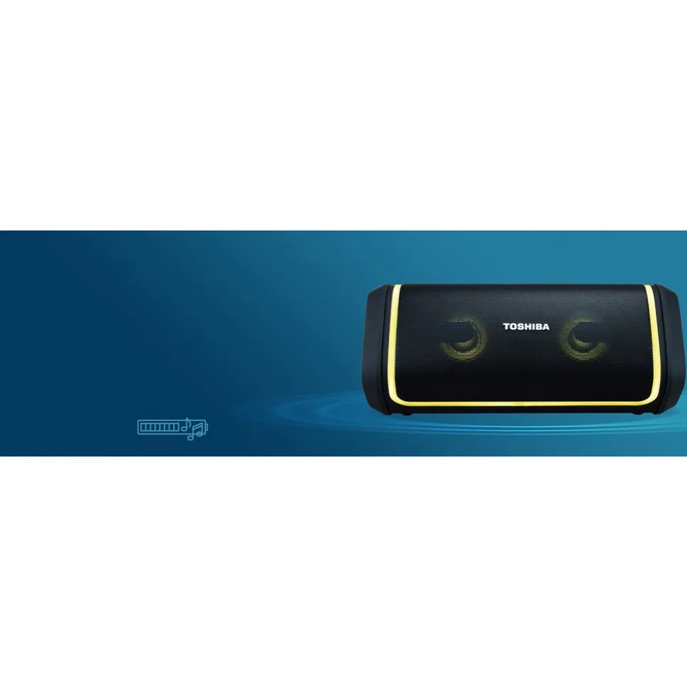 Głośnik Bluetooth Toshiba TY-WSP150, 10 W, LED, wodoodporny