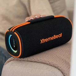 Głośnik Bluetooth Tracer XtremeBeat Pro TWS BT RGB, 40 W, czarno-pomarańczowy