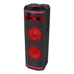 Głośnik imprezowy Blaupunkt PS1.1BD, 1000 W, funkcja karaoke, 2 mikrofony, czarny