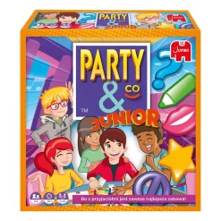 Gra planszowa Party&Co Junior, 2 poziomy trudności, 8-12 lat
