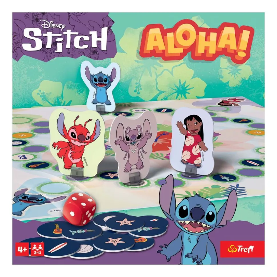 Gra planszowa Trefl Lilo i Stitch, Aloha!, 4+