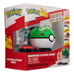 Gra Pokémon Surprise Attack seria 3, z figurką Riolu