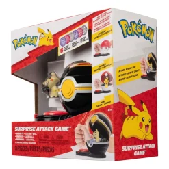 Gra Pokémon Surprise Attack seria 6, z figurką Mimikyu
