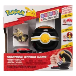 Gra Pokémon Surprise Attack seria 6, z figurką Mimikyu