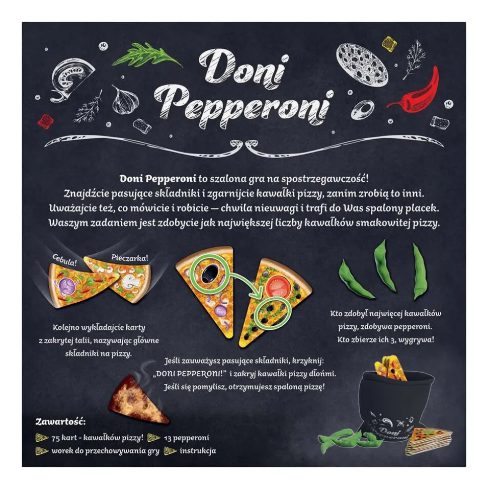 Gra towarzyska Trefl Doni Pepperoni, 7+
