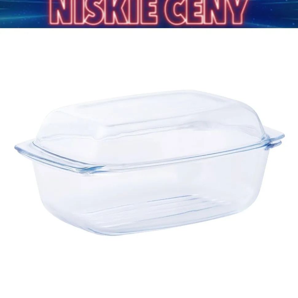 GRILL & DROP Naczynie żaroodporne z pokrywką, 5,8 l