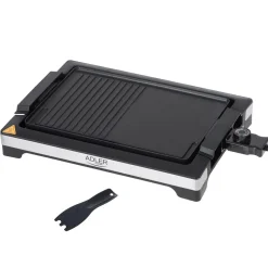 Grill elektryczny Adler AD 6614, 3000 W, 2 rodzaje powierzchni