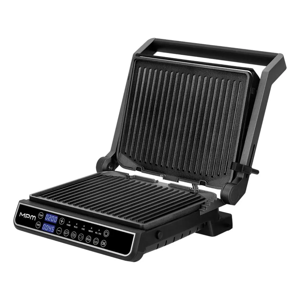 Grill elektryczny MPM MGR-14M, 2000-2400 W, z termostatem