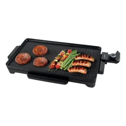 Grill elektryczny otwarty Hoffen, 2200 W, czarny
