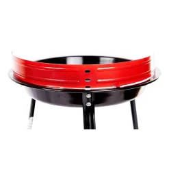 Grill ogrodowy węglowy MG Home 13 cali, chromowany ruszt