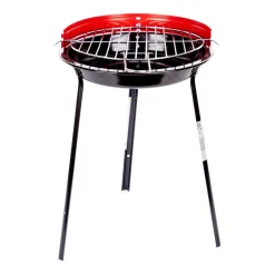 Grill ogrodowy węglowy MG Home 13 cali, chromowany ruszt