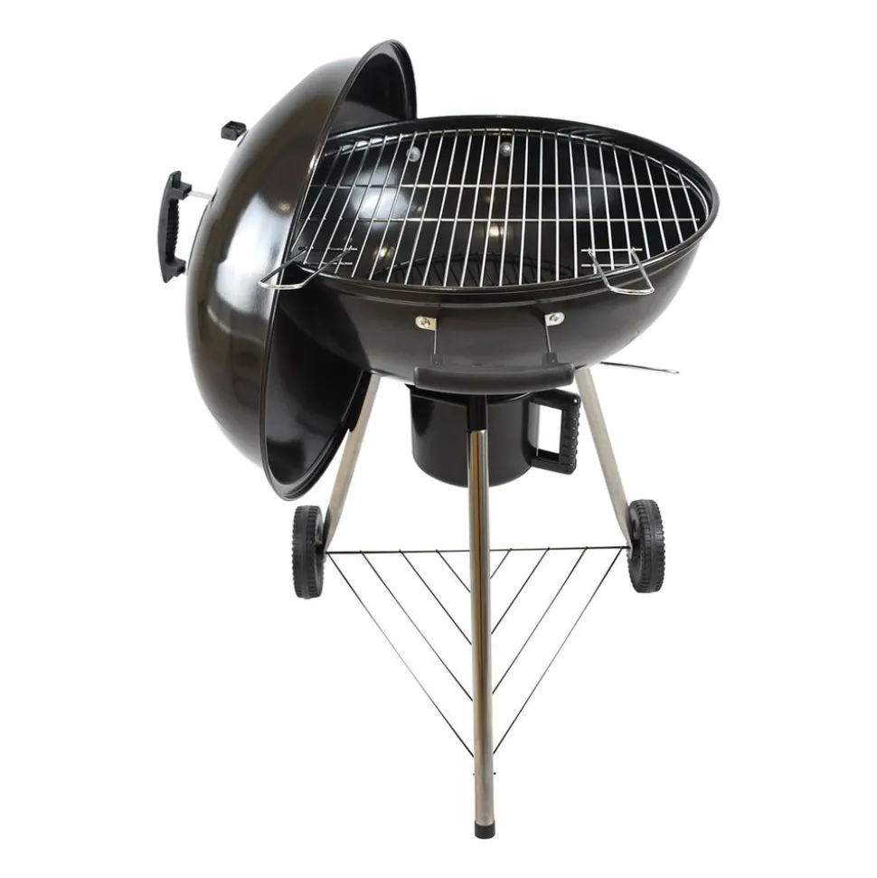 Grill ogrodowy węglowy MG Home, 22,5 cale, ruszt 55 cm